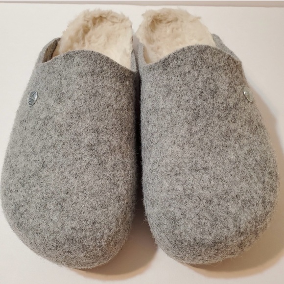 GENUINS Helsinki Felt Clog in Light Gray - Picture 1 of 11